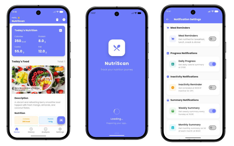 NutriScan - AI-Powered Food & Nutrition Analysis App